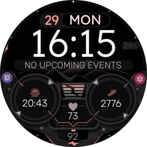 digital watch face samsung google