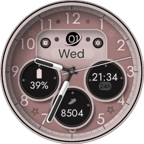 modern watch face for smartwatch wear os