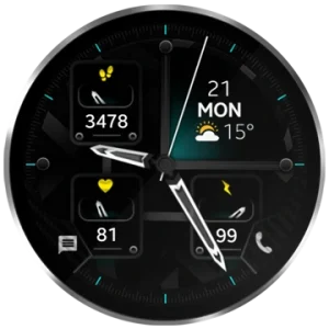 watch face analog modern wear os dream 114