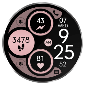 watch face rose gold v4 wear os best modern digital analog samsung google